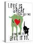 Love Is Great-Ginger Oliphant-Stretched Canvas