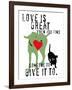 Love Is Great-Ginger Oliphant-Framed Art Print