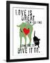 Love Is Great-Ginger Oliphant-Framed Art Print