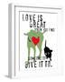 Love Is Great-Ginger Oliphant-Framed Art Print