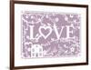 Love...is Home-Clara Wells-Framed Giclee Print