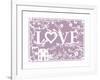 Love...is Home-Clara Wells-Framed Giclee Print