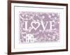 Love...is Home-Clara Wells-Framed Giclee Print