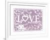 Love...is Home-Clara Wells-Framed Giclee Print