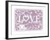 Love...is Home-Clara Wells-Framed Giclee Print