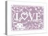 Love...is Home-Clara Wells-Stretched Canvas