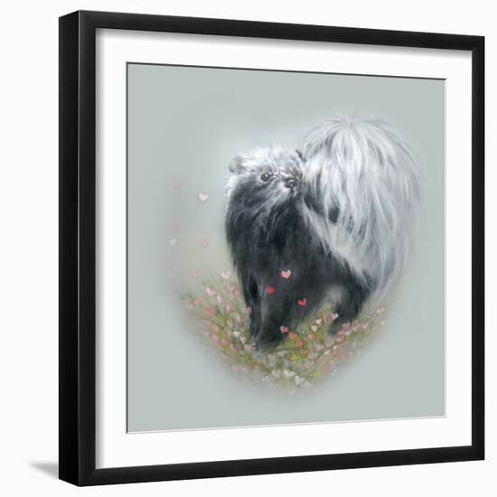 Love Is in the Air - Skunk-Peggy Harris-Framed Giclee Print