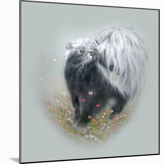 Love Is in the Air - Skunk-Peggy Harris-Mounted Giclee Print