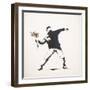 Love Is in the Air-Banksy-Framed Premium Giclee Print