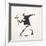 Love Is in the Air-Banksy-Framed Giclee Print