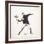 Love Is in the Air-Banksy-Framed Giclee Print