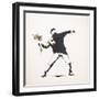 Love Is in the Air-Banksy-Framed Giclee Print