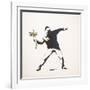 Love Is in the Air-Banksy-Framed Giclee Print