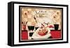 Love Is In The Kitchen-Dan Dipaolo-Framed Stretched Canvas