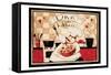 Love Is In The Kitchen-Dan Dipaolo-Framed Stretched Canvas