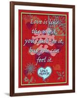 Love Is Like the Wind-Cathy Cute-Framed Giclee Print