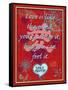 Love Is Like the Wind-Cathy Cute-Framed Stretched Canvas