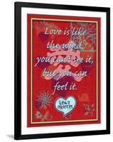 Love Is Like the Wind-Cathy Cute-Framed Premium Giclee Print