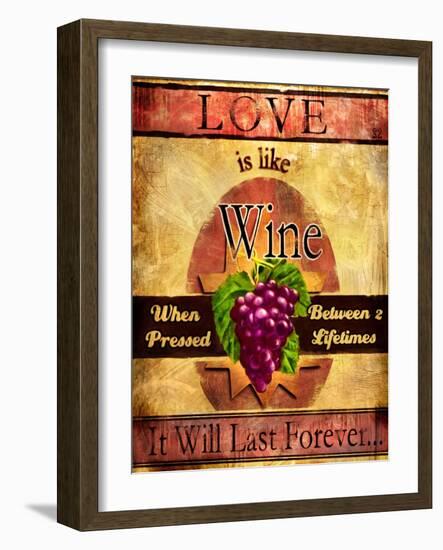 Love Is Like Wine-Joel Christopher Payne-Framed Giclee Print