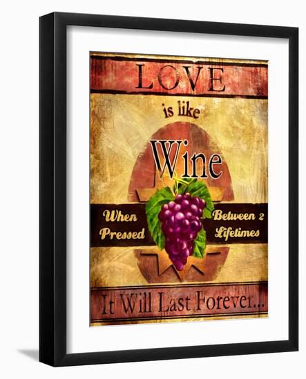 Love Is Like Wine-Joel Christopher Payne-Framed Giclee Print