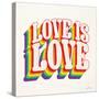 Love is Love I-Janelle Penner-Stretched Canvas