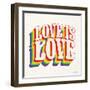 Love is Love I-Janelle Penner-Framed Art Print