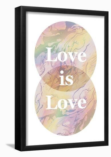 Love Is Love Venn Diagram-null-Framed Poster