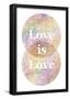 Love Is Love Venn Diagram-null-Framed Poster