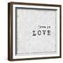 Love Is Love-Jamie MacDowell-Framed Art Print