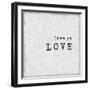 Love Is Love-Jamie MacDowell-Framed Art Print