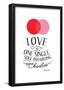 Love Is One Single Soul Inhabiting Two Bodies-null-Framed Poster