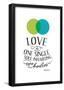 Love Is One Single Soul Inhabiting Two Bodies-null-Framed Poster