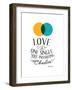 Love Is One Single Soul Inhabiting Two Bodies-null-Framed Art Print