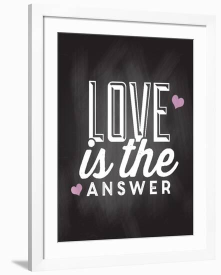 Love is the Answer-Kimberly Allen-Framed Art Print