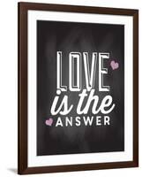 Love is the Answer-Kimberly Allen-Framed Art Print