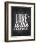 Love is the Answer-Kimberly Allen-Framed Art Print