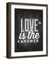 Love is the Answer-Kimberly Allen-Framed Art Print