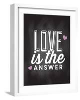 Love is the Answer-Kimberly Allen-Framed Art Print