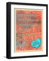 Love Is to Give Everything-Cathy Cute-Framed Giclee Print