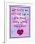 Love Is When You Don’T Want to Go to Sleep-Cathy Cute-Framed Giclee Print