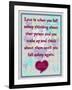 Love Is When You  Fall Asleep Thinking About-Cathy Cute-Framed Giclee Print