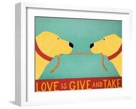 Love Is Yellow Yellow-Stephen Huneck-Framed Giclee Print