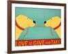 Love Is Yellow Yellow-Stephen Huneck-Framed Giclee Print