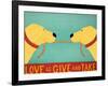 Love Is Yellow Yellow-Stephen Huneck-Framed Giclee Print