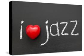 Love Jazz-Yury Zap-Stretched Canvas