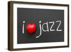 Love Jazz-Yury Zap-Framed Art Print