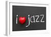 Love Jazz-Yury Zap-Framed Art Print