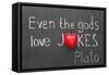 Love Jokes-Yury Zap-Framed Stretched Canvas