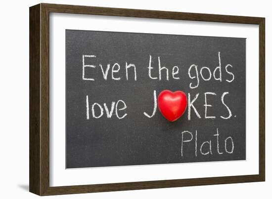 Love Jokes-Yury Zap-Framed Art Print