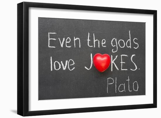 Love Jokes-Yury Zap-Framed Art Print